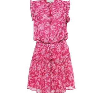 Pinch M - pink and white floral mini dress